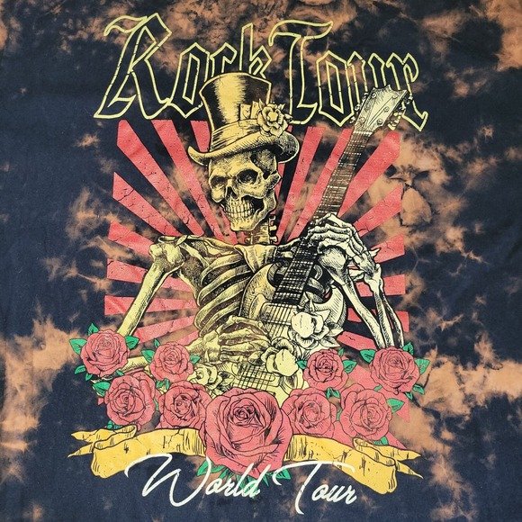 Chemistry Rock Love World Tour Tie Dye T-Shirt Men's Size 3XL Short Sleeve - Picture 4 of 6